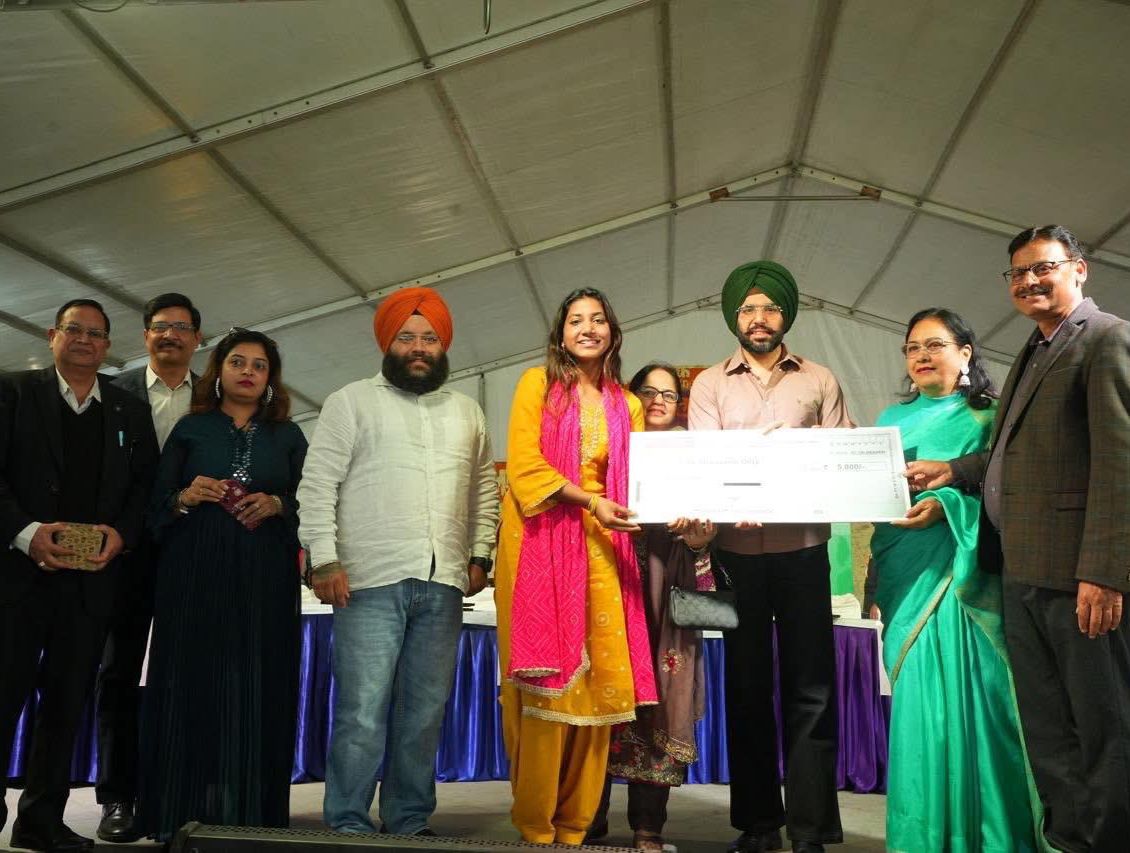 Vanshikha — 2nd prize in a music competition.